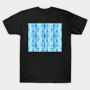 Aquamarine Aesthetic Abstract Watercolor Series Pattern 2 T-Shirt